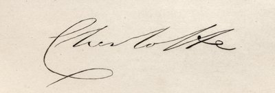 Signature of Princess Charlotte Augusta of Wales by English School